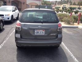 2007 Toyota Corolla Matrix Palm Desert CA 2007 Toyota Corolla Matrix Palm Desert CA